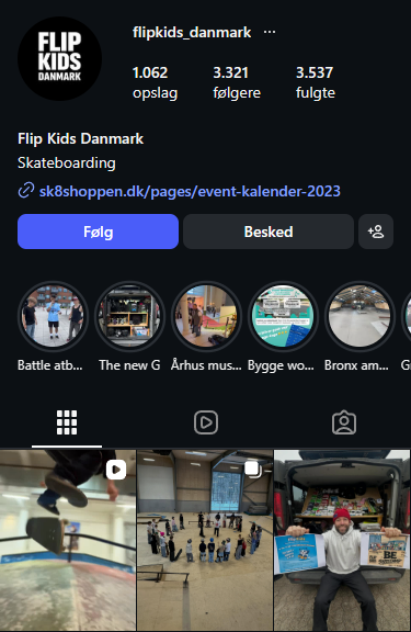 FlipKids Danmark Instagram